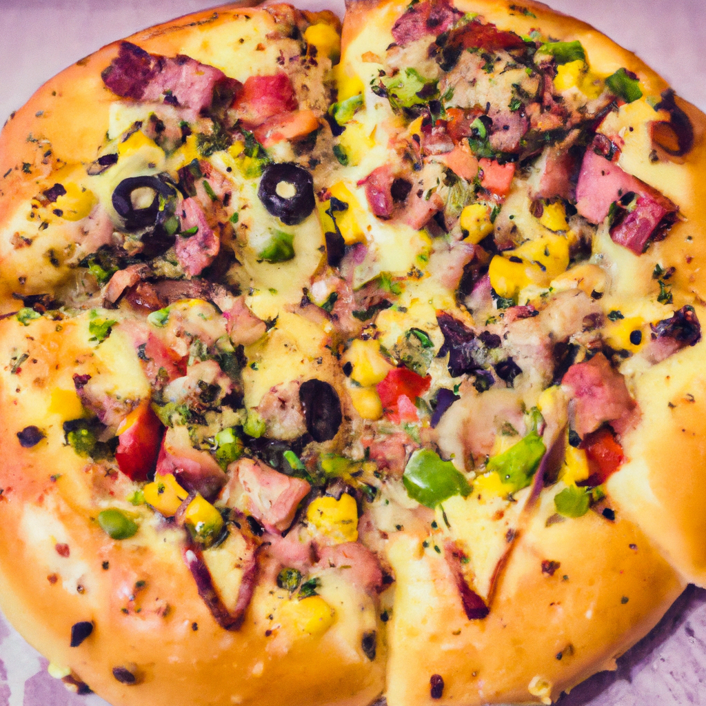 Top-down preview of a Margherita pizza with fresh basil and melted cheese, clean minimal plate, studio shot